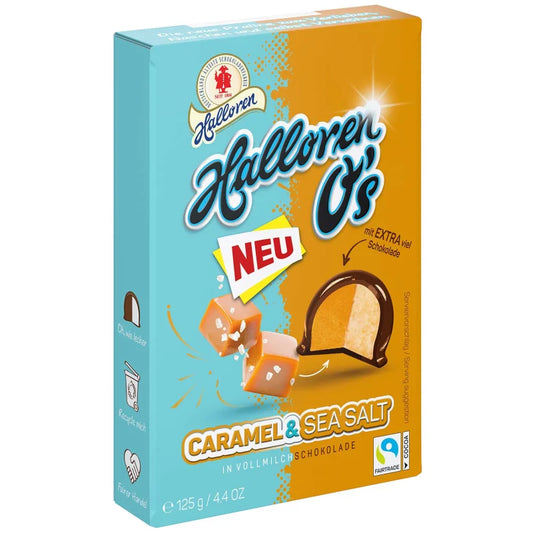 Halloren O's caramel&sea salt 125g