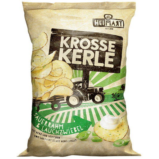 Heimart Krosse Kerle Sauerrahm&Lauchzwiebel 115g