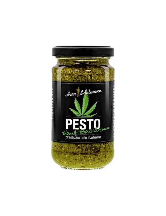 Herr Edelmann Basilikumpesto mit Hanfsamen 190g