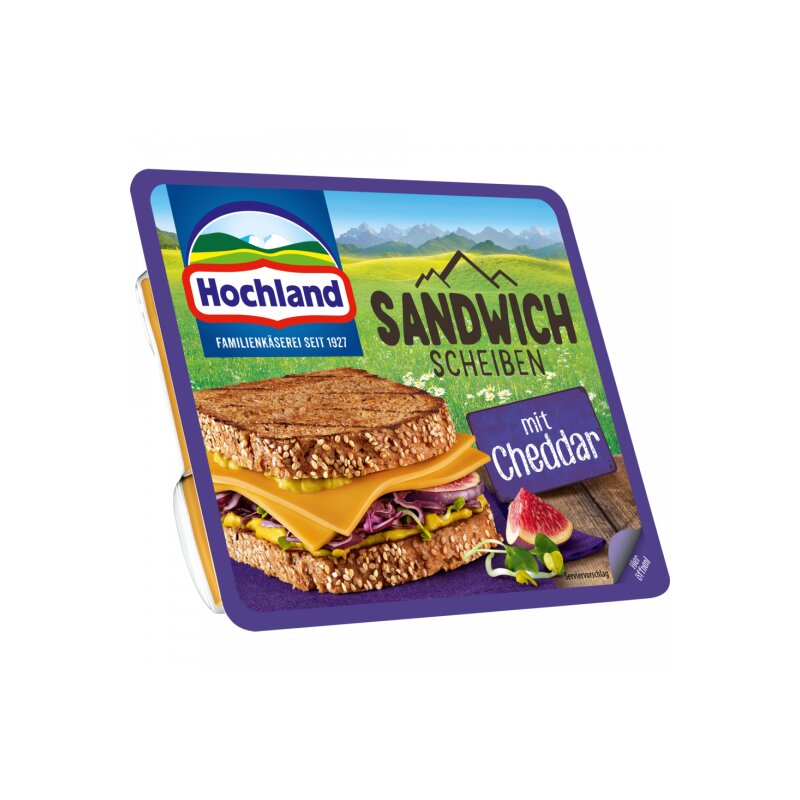 Hochland Sandwich Scheiben Cheddar 50% Rahmstufe 150g