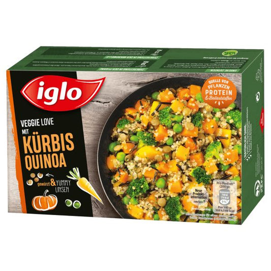 Iglo Veggie Love mit Kürbis Quinoa 400g