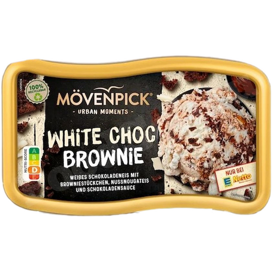 Mövenpick White Choc Brownie 800ml