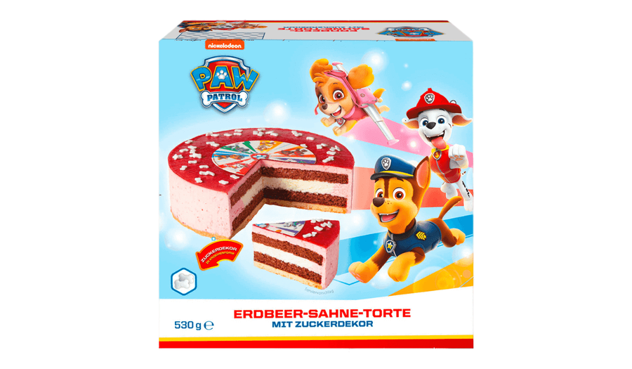 Fronhoffs Paw Patrol Erdbeer-Sahne-Torte 530g