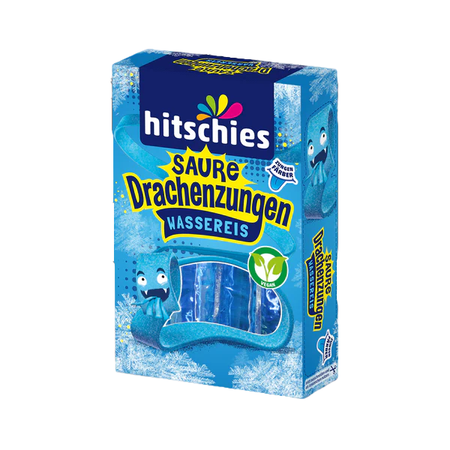 Hitschies Saure Drachenzungen Wassereis blau 0,4l