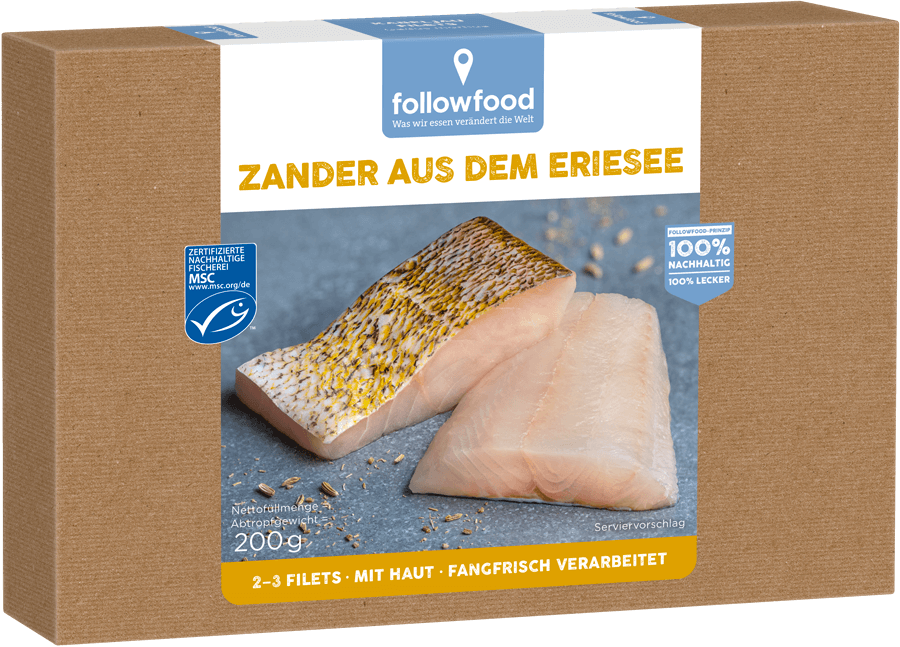 MSC Followfood Zander aus dem Eriesee 200g