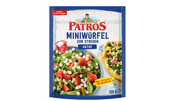 Patros Miniwürfel Natur 45%Fett i.Tr.135g