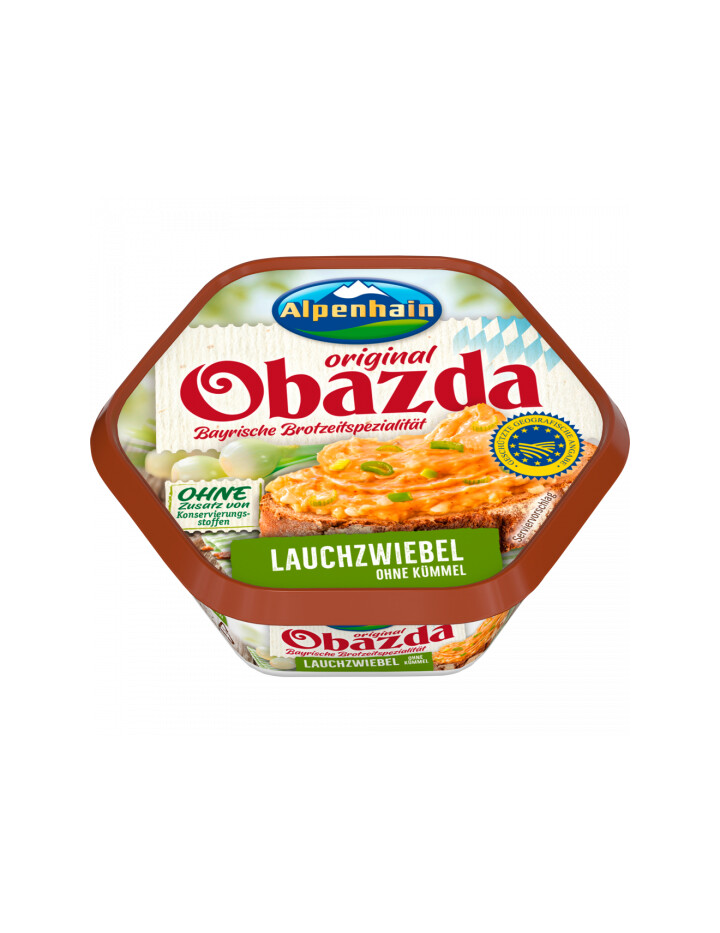 Alpenhain (Obazda) mit Lauchzwiebeln 60% Doppelrahmstufe 125g