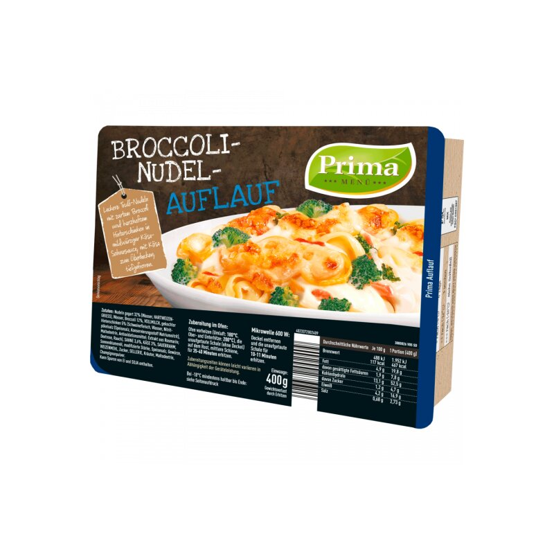 Prima Menü Broccoli-Nudelauflauf 400g