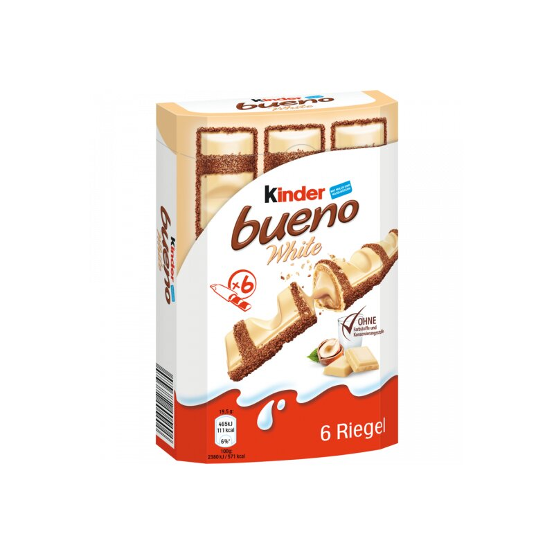 Ferrero Kinder bueno white 6ST 117g