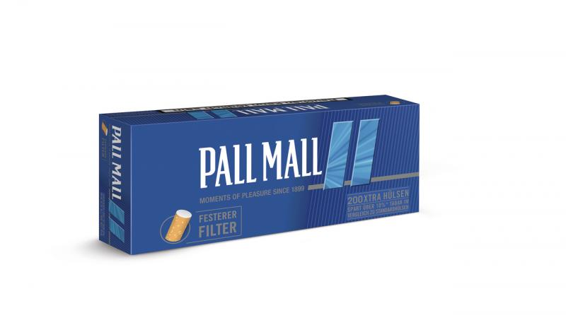 Pall Mall Blue Xtra Hülsen 200ST