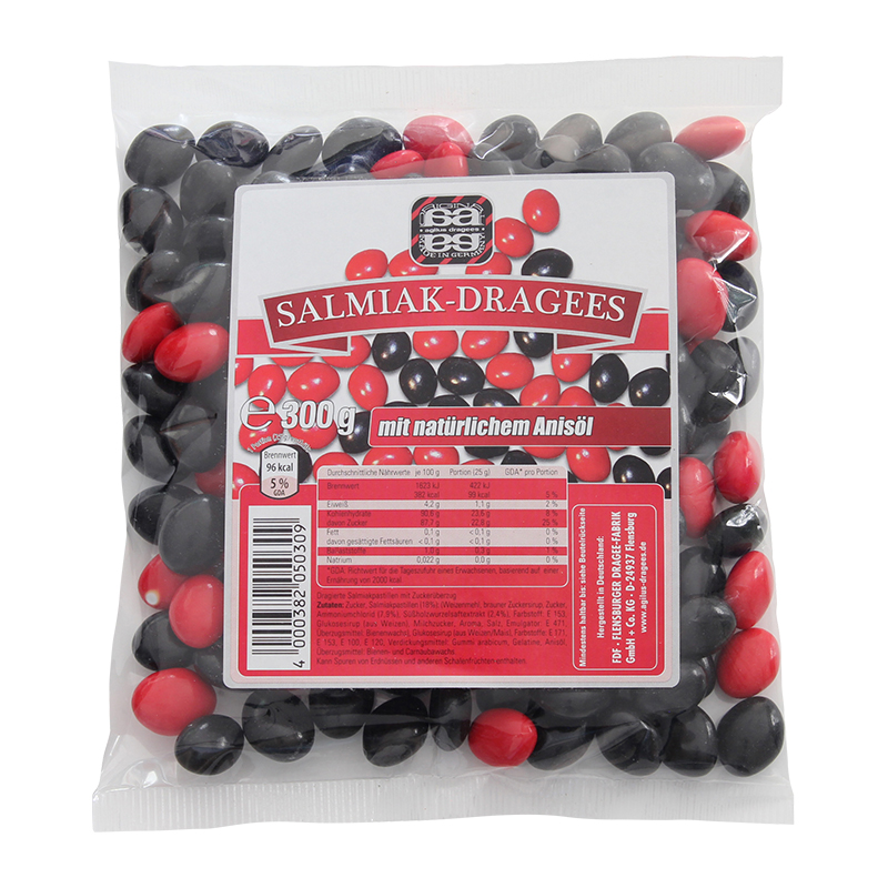 Agilus Salmiak Dragees 250g