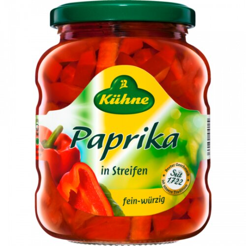 Kühne Paprika in Streifen 320g