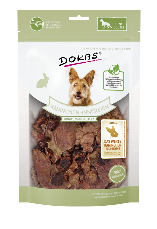 Dokas Kaninchen-Innereien Lunge Magen Herz 100g