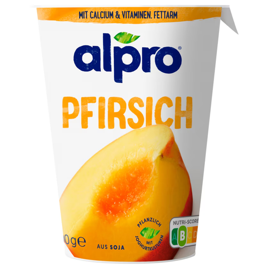 Alpro Joghurtalternative Soja Pfirsich 400g