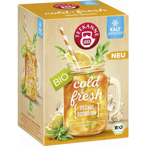 Bio Teekanne Cold&fresh Orange-Rosmarin 15ST 41,25g