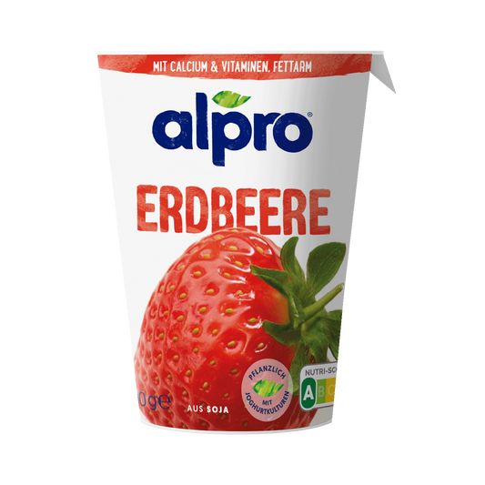 Alpro Joghurtalternative auf Sojabasis Erdbeere 400g