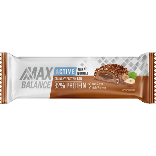 Max Balance Active Crunchy Protein Bar 32% Haselnuss-Nougat 45g