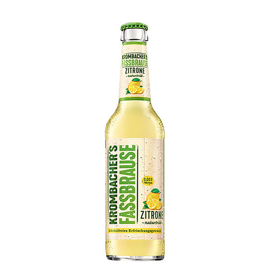 Krombacher's Fassbrause Zitrone naturtrüb 0,33l MW