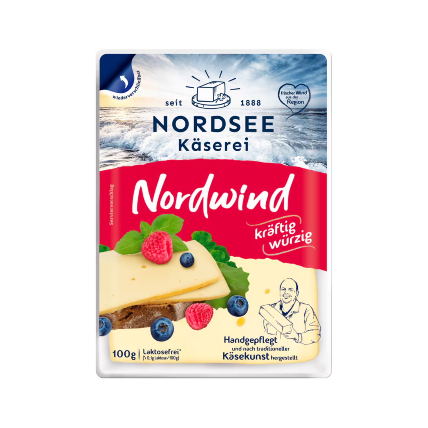 Nordseekäserei Nordwind Scheiben 50% Fettstufe 100g