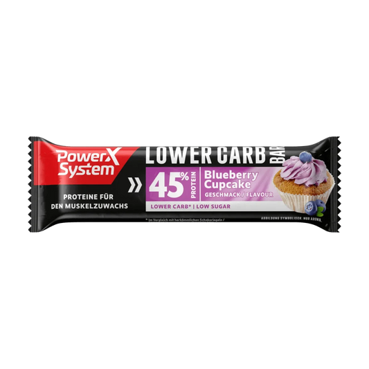 Power System Active Lifestyle Lower Carb Bar Blueberry-Cupcake 40g