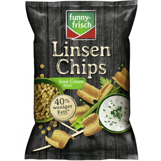 Funny-frisch Linsen Chips Sour Cream 90g