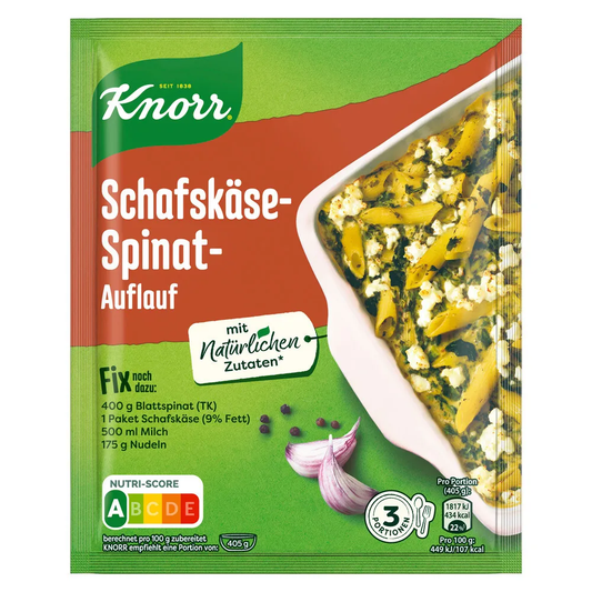 Knorr Fix Spinat-Schafskäse Auflauf 30g