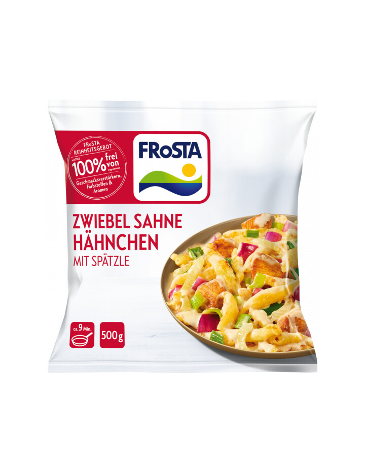 Frosta Zwiebel Sahne Hähnchen 500g