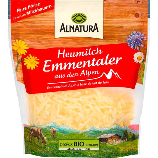 Bio Alnatura Emmentaler gerieben 45% Vollfettstufe 150g