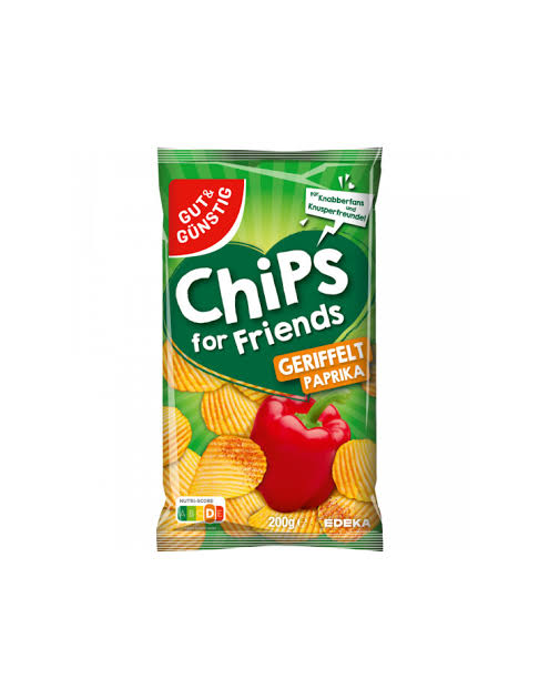 GUT&GÜNSTIG Riffelchips Paprika 200g