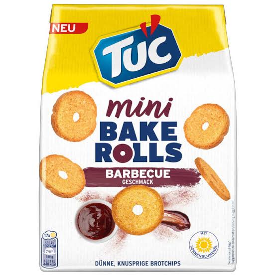 Tuc Mini Bake Rolls Barbecue 150g