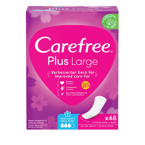 Carefree Slipeinlagen Plus Large ohne Duft 48ST