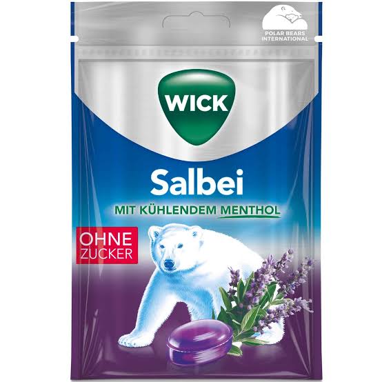 Wick Salbei ohne Zucker 72g