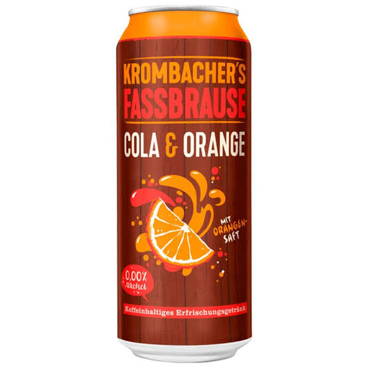 Krombacher's Fassbrause Cola-Orange 0,5l DPG