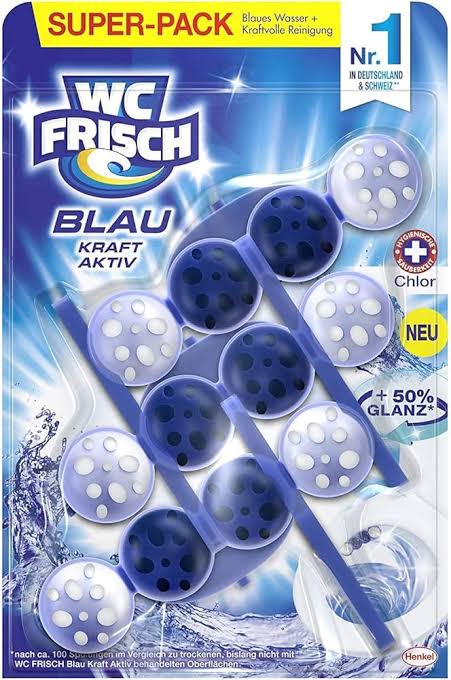 WC Frisch Kraft-Aktiv Blauspüler Chlor 150g