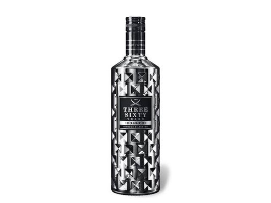 Three Sixty Vodka 100 Proof 50% 0,7l