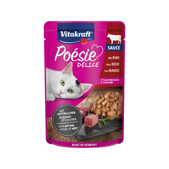 Vitakraft Poesie Delice Rind in Sauce 85g