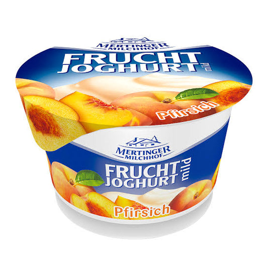 Mertinger Milchhof Fruchtjoghurt Pfirsich-Maracuja 3,5% 100g