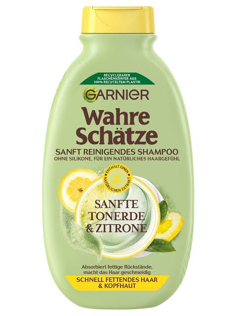 Garnier Wahre Schätze Shampoo Tonerde/Zitrone für normales bis schnell fettendes Haar 250ml