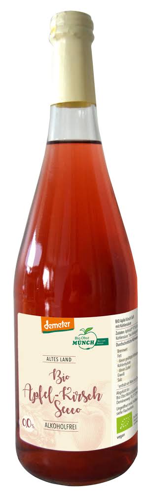 Demeter Obst Münch Apfel Kirsch Secco alkoholfrei 0,75l