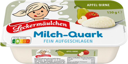 Frischli Leckermäulchen Quark Saison-Sorte Herbst&Winter Apfel/Birne150g