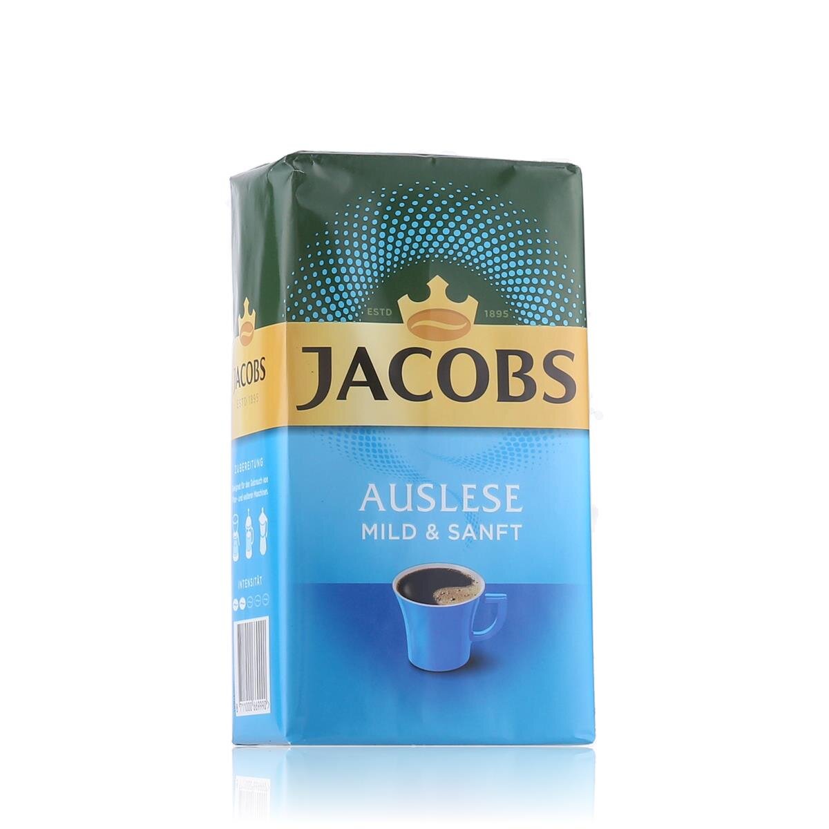 Jacobs Auslese Kaffee gemahlen mild&sanft 500g