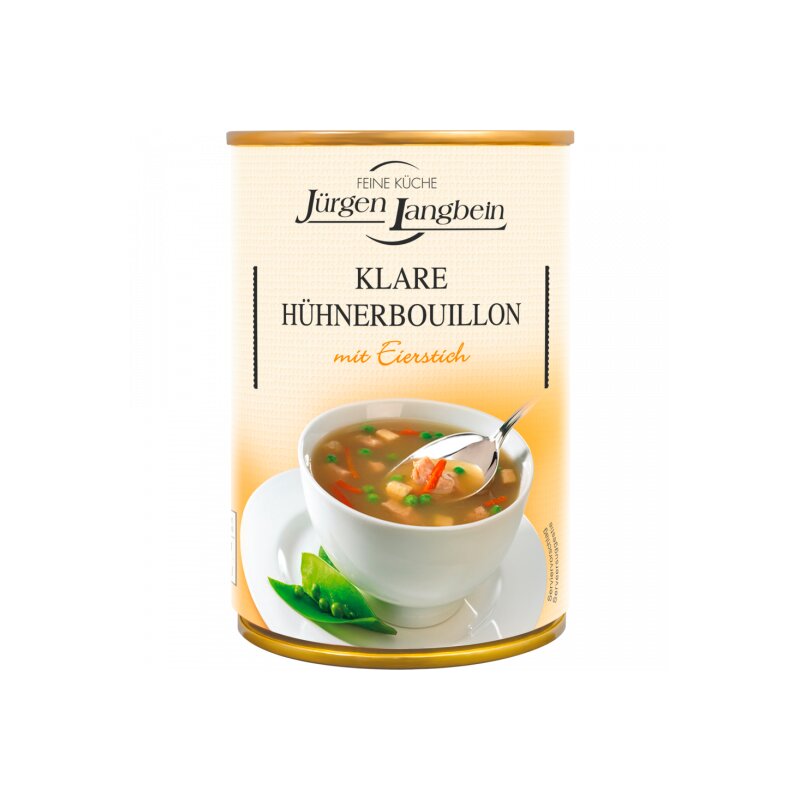 Jürgen Langbein Klare Hühnerbouillon 400ml