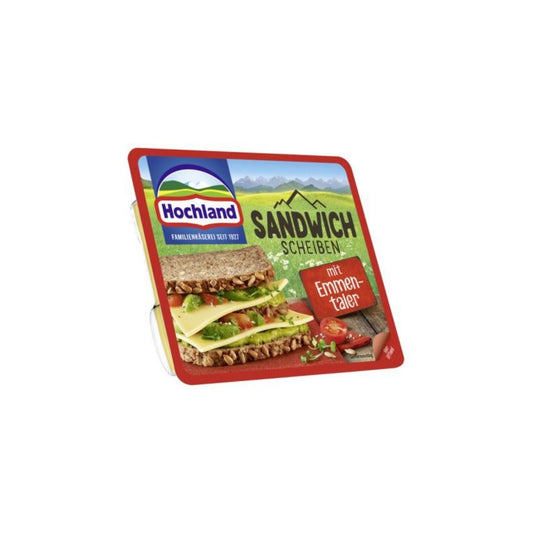 Hochland Sandwich Scheiben Emmentaler 45% Vollfettstufe 150g