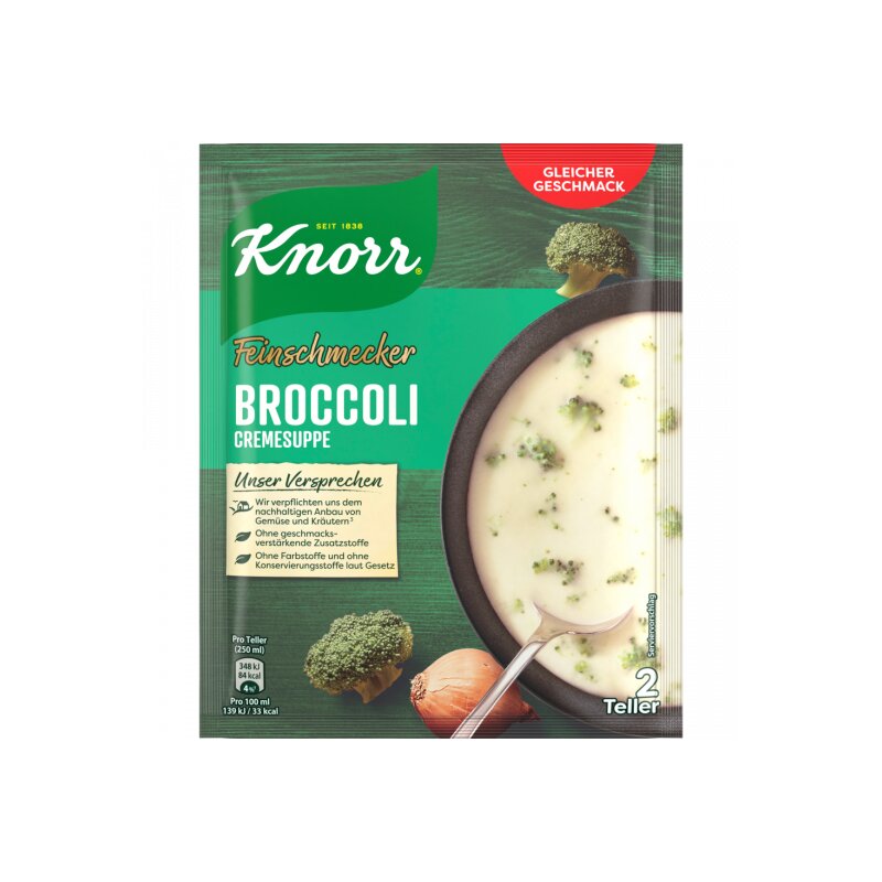 Knorr Feinschmecker Broccoli Suppe für 500ml 50g