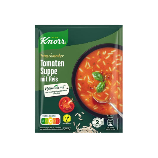 Knorr Feinschmecker Tomaten Reis Suppe für 500ml 49g