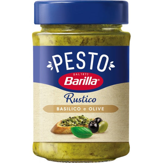 Barilla Pesto Rustico Basilico e Olive 200g