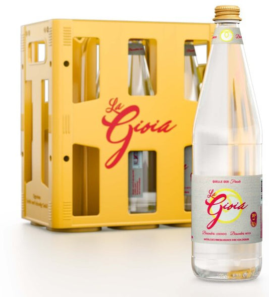 La Gioia Still Mineralwasser 6 x 1l Glasflasche Kiste