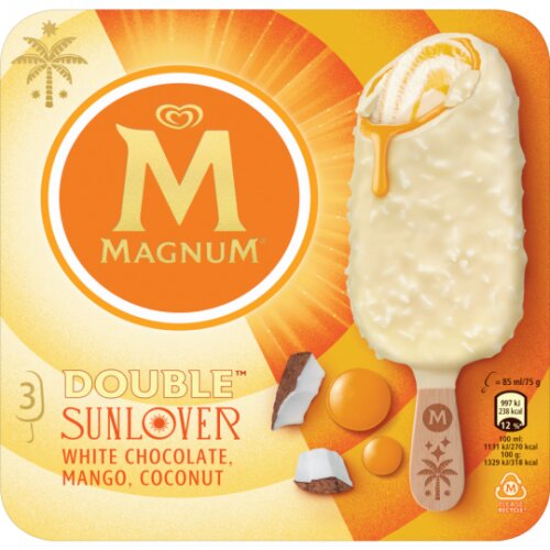 Langnese Magnum Double Sunlover 3ST 255ml