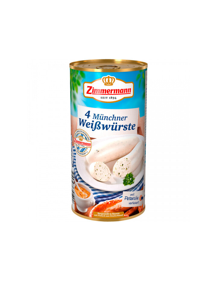 Zimmermann Muenchner Weisswurst 4ST 530g