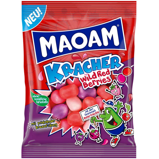 Maoam Kracher Wild Red Berries 200g